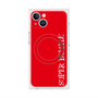 プレミアムスクエアケース with MagSafe［ SUPER PRIVATE - ロゴ - Red ］