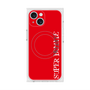 プレミアムスクエアケース with MagSafe［ SUPER PRIVATE - ロゴ - Red ］