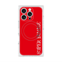プレミアムスクエアケース with MagSafe［ SUPER PRIVATE - ロゴ - Red ］