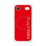 プレミアムスクエアケース with MagSafe［ SUPER PRIVATE - ロゴ - Red ］