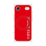 プレミアムスクエアケース with MagSafe［ SUPER PRIVATE - ロゴ - Red ］