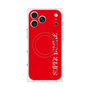 プレミアムスクエアケース with MagSafe［ SUPER PRIVATE - ロゴ - Red ］