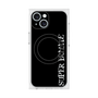 プレミアムスクエアケース with MagSafe［ SUPER PRIVATE - ロゴ - Black ］