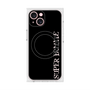 プレミアムスクエアケース with MagSafe［ SUPER PRIVATE - ロゴ - Black ］