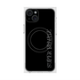 プレミアムスクエアケース with MagSafe［ SUPER PRIVATE - ロゴ - Black ］