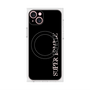 プレミアムスクエアケース with MagSafe［ SUPER PRIVATE - ロゴ - Black ］