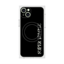 プレミアムスクエアケース with MagSafe［ SUPER PRIVATE - ロゴ - Black ］