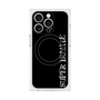 プレミアムスクエアケース with MagSafe［ SUPER PRIVATE - ロゴ - Black ］