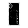 プレミアムスクエアケース with MagSafe［ SUPER PRIVATE - ロゴ - Black ］