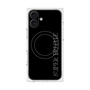 プレミアムスクエアケース with MagSafe［ SUPER PRIVATE - ロゴ - Black ］