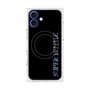 プレミアムスクエアケース with MagSafe［ SUPER PRIVATE - ロゴ - Black ］