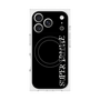 プレミアムスクエアケース with MagSafe［ SUPER PRIVATE - ロゴ - Black ］