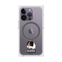 プレミアムスクエアケース with MagSafe［ BUDOG - モノクロ ］