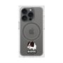 プレミアムスクエアケース with MagSafe［ BUDOG - モノクロ ］