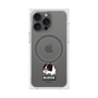 プレミアムスクエアケース with MagSafe［ BUDOG - モノクロ ］
