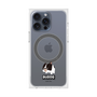 プレミアムスクエアケース with MagSafe［ BUDOG - モノクロ ］