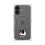 プレミアムスクエアケース with MagSafe［ BUDOG - モノクロ ］