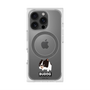 プレミアムスクエアケース with MagSafe［ BUDOG - モノクロ ］