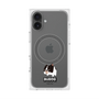 プレミアムスクエアケース with MagSafe［ BUDOG - モノクロ ］
