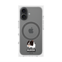 プレミアムスクエアケース with MagSafe［ BUDOG - モノクロ ］