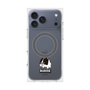 プレミアムスクエアケース with MagSafe［ BUDOG - モノクロ ］