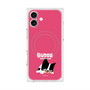 プレミアムスクエアケース with MagSafe［ BUDOG - ピンク ］