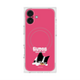プレミアムスクエアケース with MagSafe［ BUDOG - ピンク ］