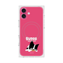 プレミアムスクエアケース with MagSafe［ BUDOG - ピンク ］