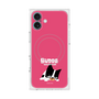 プレミアムスクエアケース with MagSafe［ BUDOG - ピンク ］