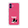 プレミアムスクエアケース with MagSafe［ BUDOG - ピンク ］