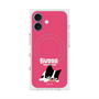 プレミアムスクエアケース with MagSafe［ BUDOG - ピンク ］