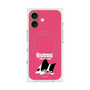 プレミアムスクエアケース with MagSafe［ BUDOG - ピンク ］