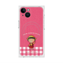 プレミアムスクエアケース with MagSafe［ ちびまる子ちゃん - ピンクチェック ］