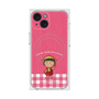 プレミアムスクエアケース with MagSafe［ ちびまる子ちゃん - ピンクチェック ］
