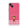 プレミアムスクエアケース with MagSafe［ ちびまる子ちゃん - ピンクチェック ］