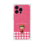 プレミアムスクエアケース with MagSafe［ ちびまる子ちゃん - ピンクチェック ］