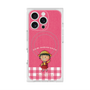 プレミアムスクエアケース with MagSafe［ ちびまる子ちゃん - ピンクチェック ］