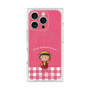 プレミアムスクエアケース with MagSafe［ ちびまる子ちゃん - ピンクチェック ］