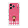プレミアムスクエアケース with MagSafe［ ちびまる子ちゃん - ピンクチェック ］