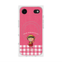プレミアムスクエアケース with MagSafe［ ちびまる子ちゃん - ピンクチェック ］