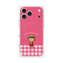 プレミアムスクエアケース with MagSafe［ ちびまる子ちゃん - ピンクチェック ］