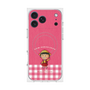 プレミアムスクエアケース with MagSafe［ ちびまる子ちゃん - ピンクチェック ］