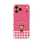 プレミアムスクエアケース with MagSafe［ ちびまる子ちゃん - ピンクチェック ］