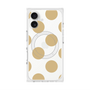 プレミアムスクエアケース with MagSafe［ シンプルドット - Beige ］