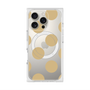 プレミアムスクエアケース with MagSafe［ シンプルドット - Beige ］