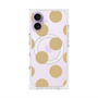 プレミアムスクエアケース with MagSafe［ シンプルドット - Beige ］