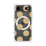 プレミアムスクエアケース with MagSafe［ シンプルドット - Beige ］