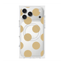 プレミアムスクエアケース with MagSafe［ シンプルドット - Beige ］