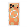 プレミアムスクエアケース with MagSafe［ シンプルドット - Beige ］