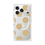 プレミアムスクエアケース with MagSafe［ シンプルドット - Beige ］